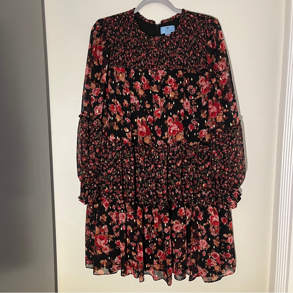 Floral CeCe dress tiered
